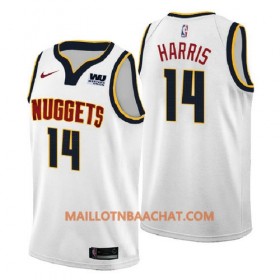 Maillot NBA Denver Nuggets Gary Harris 14 2018-2019 Nike Blanc Swingman - Homme